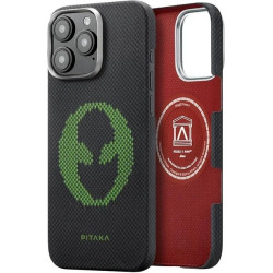 Чохол Pitaka для iPhone 16 Pro Max Aries Tactile Woven Case Alien Чохол Pitaka для iPhone 16 Pro Max Aries Tactile Woven Case Alien