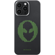 Чохол Pitaka для iPhone 15 Pro Aries Tactile Woven Case Alien