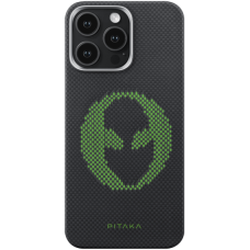 Чохол Pitaka для iPhone 15 Pro Max Aries Tactile Woven Case Alien