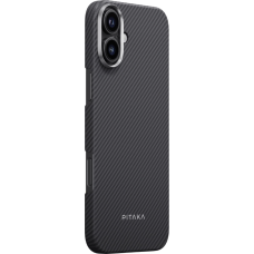 Чехол Pitaka для iPhone 16 Black/Grey Ultra-Slim Case Black/Grey Twill
