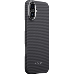 Чохол Pitaka для iPhone 16 Black/Grey Ultra-Slim Case Black/Grey Twill Чохол Pitaka для iPhone 16 Black/Grey Ultra-Slim Case Black/Grey Twill