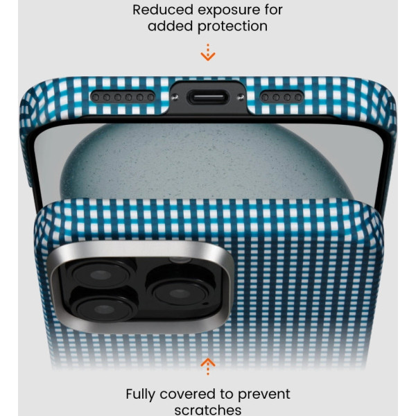 Чохол Pitaka для iPhone 16 Ocean Blue Ultra-Slim Case Ocean Blue Чохол Pitaka для iPhone 16 Ocean Blue Ultra-Slim Case Ocean Blue