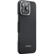 Чохол Pitaka для iPhone 16 Pro Black/Grey Ultra-Slim Case Black/Grey