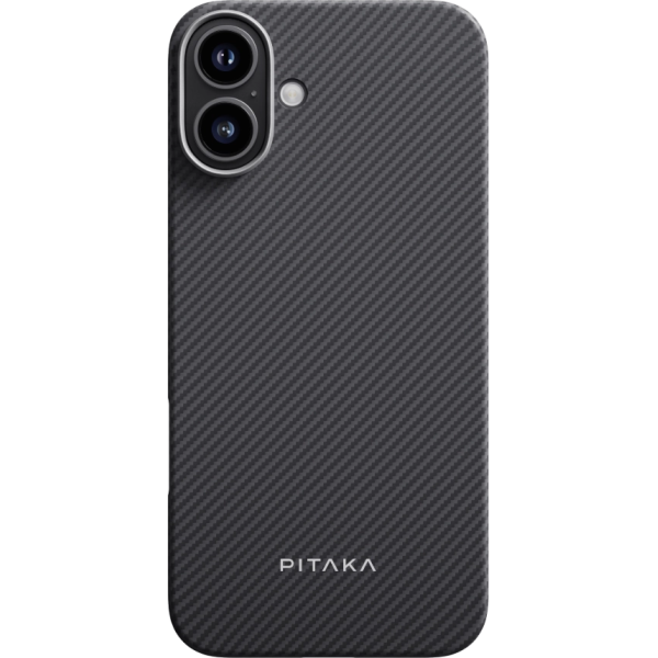 Чохол Pitaka для iPhone 16 Plus Black/Grey Ultra-Slim Case Black/Grey Чохол Pitaka для iPhone 16 Plus Black/Grey Ultra-Slim Case Black/Grey