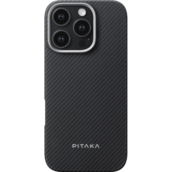 Чехол Pitaka для iPhone 16 Pro Max Black/Grey Ultra-Slim Case Black/Grey Чехол Pitaka для iPhone 16 Pro Max Black/Grey Ultra-Slim Case Black/Grey
