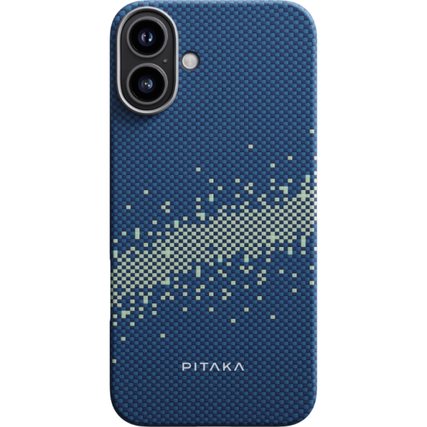 Чохол Pitaka для iPhone 16 StarPeak Tactile Woven Case Milky way galaxy Чохол Pitaka для iPhone 16 StarPeak Tactile Woven Case Milky way galaxy