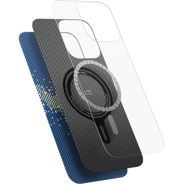 Чохол Pitaka для iPhone 16 StarPeak Tactile Woven Case Milky way galaxy Чохол Pitaka для iPhone 16 StarPeak Tactile Woven Case Milky way galaxy