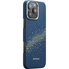 Чехол Pitaka для iPhone 16 Pro Max StarPeak Tactile Woven Case Milky way galaxy