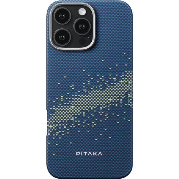 Чехол Pitaka для iPhone 16 Pro Max StarPeak Tactile Woven Case Milky way galaxy Чехол Pitaka для iPhone 16 Pro Max StarPeak Tactile Woven Case Milky way galaxy