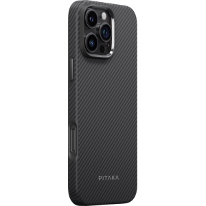 Чехол Pitaka для iPhone 16 Pro Military-Grade Protective Case Black/Grey Twill