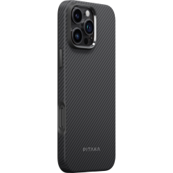 Чехол Pitaka для iPhone 16 Pro Max Military-Grade Protective Case Black/Grey Twill