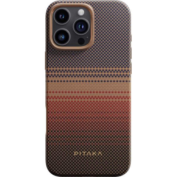 Чехол Pitaka для iPhone 16 Pro Max Military-Grade Protective Case Sunset Чехол Pitaka для iPhone 16 Pro Max Military-Grade Protective Case Sunset