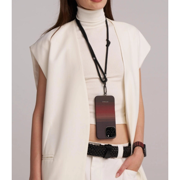 Чохол Pitaka для iPhone 16 Sunset Moonrise Tactile Woven Case Sunset Чохол Pitaka для iPhone 16 Sunset Moonrise Tactile Woven Case Sunset