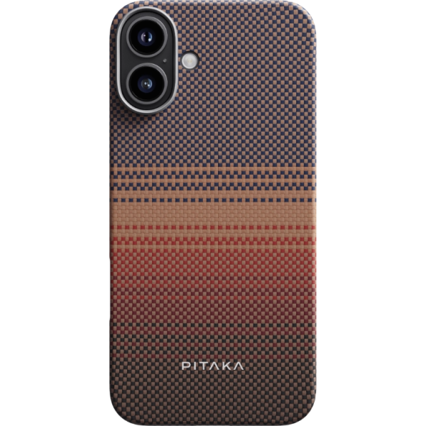 Чохол Pitaka для iPhone 16 Sunset Moonrise Tactile Woven Case Sunset Чохол Pitaka для iPhone 16 Sunset Moonrise Tactile Woven Case Sunset
