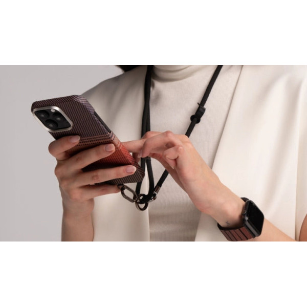 Чохол Pitaka для iPhone 16 Plus Sunset Moonrise Tactile Woven Case Sunset Чохол Pitaka для iPhone 16 Plus Sunset Moonrise Tactile Woven Case Sunset