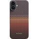 Чохол Pitaka для iPhone 16 Plus Sunset Moonrise Tactile Woven Case Sunset Чохол Pitaka для iPhone 16 Plus Sunset Moonrise Tactile Woven Case Sunset