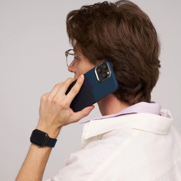 Чехол Pitaka для iPhone 16 Pro Max StarPeak Tactile Woven Case Over the horizon Чехол Pitaka для iPhone 16 Pro Max StarPeak Tactile Woven Case Over the horizon