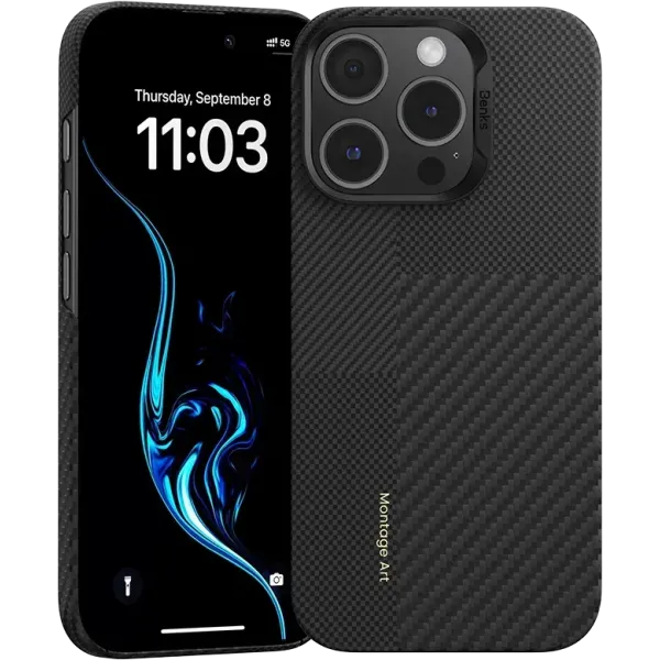 Чохол Benks MagClap ArmorAir Case Montage Black for iPhone 16 Pro