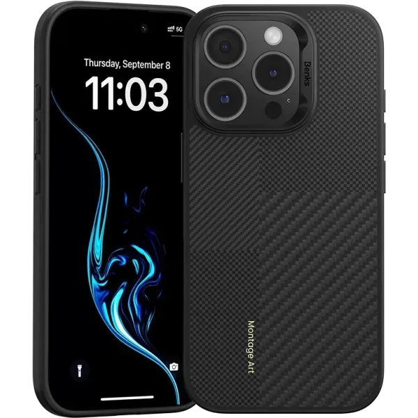 Чохол Benks MagClap ArmorPro Case Montage Black for iPhone 16 Pro