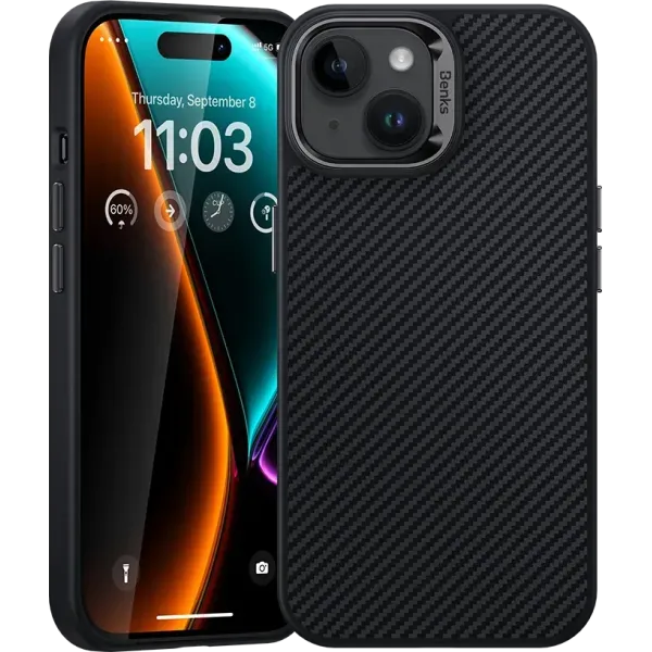 Чохол Benks MagClap ArmorPro Case Black for iPhone 15 Plus