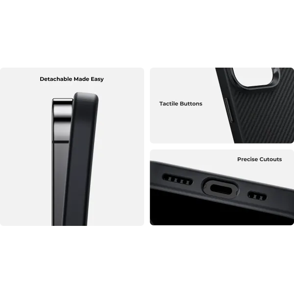 Чохол Benks MagClap ArmorPro Case Black for iPhone 15 Plus