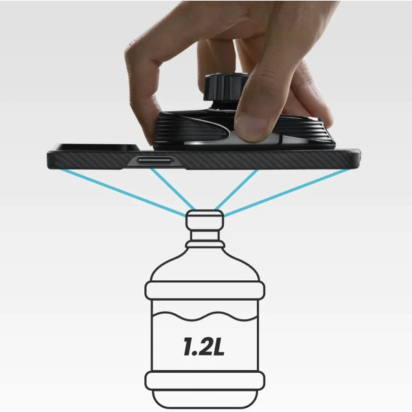 Тримач Pitaka Car Holder Air Vent MagEZ Car Mount Pro 2 Qi2 15W Black Тримач Pitaka Car Holder Air Vent MagEZ Car Mount Pro 2 Qi2 15W Black