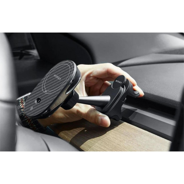 Тримач Pitaka Car Holder Air Vent MagEZ Car Mount Pro 2 Qi2 15W Black Тримач Pitaka Car Holder Air Vent MagEZ Car Mount Pro 2 Qi2 15W Black