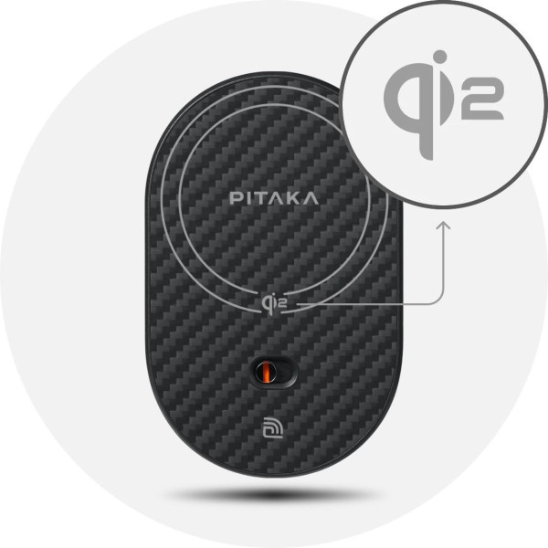 Тримач Pitaka Car Holder Air Vent MagEZ Car Mount Pro 2 Qi2 15W Black Тримач Pitaka Car Holder Air Vent MagEZ Car Mount Pro 2 Qi2 15W Black