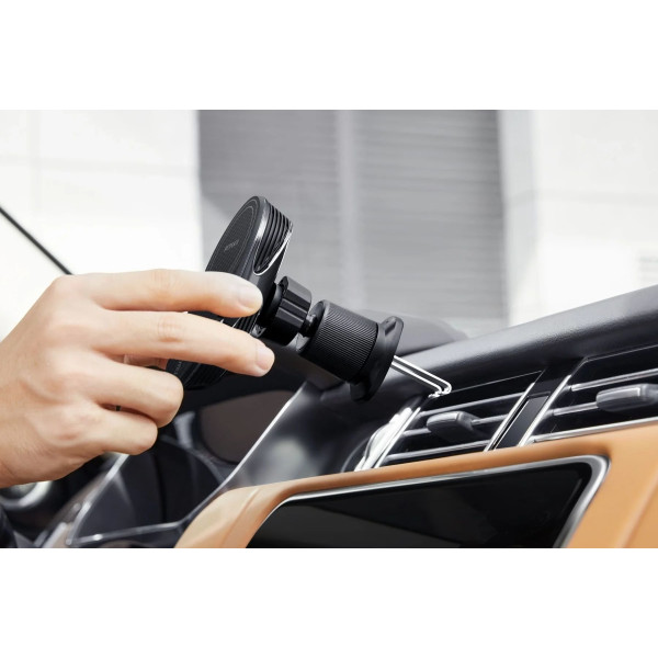 Тримач Pitaka Car Holder Air Vent MagEZ Car Mount Pro 2 Qi2 15W Black Тримач Pitaka Car Holder Air Vent MagEZ Car Mount Pro 2 Qi2 15W Black