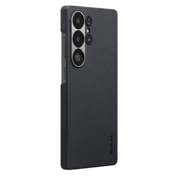 Чохол для телефона Pitaka Classic Ultra-Slim Case 600D Black/Grey (KS2501U) для Samsung S938 Galaxy S25 Ultra Чохол для телефона Pitaka Classic Ultra-Slim Case 600D Black/Grey (KS2501U) для Samsung S938 Galaxy S25 Ultra
