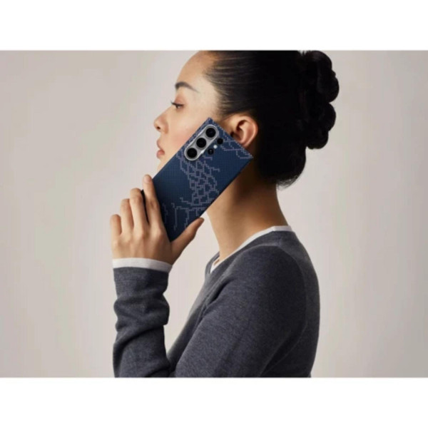 Pitaka Snake Ridge Tactile Woven Case with MagEZ Grip Snowy Day for Samsung S938 Galaxy S25 Ultra Pitaka Snake Ridge Tactile Woven Case with MagEZ Grip Snowy Day for Samsung S938 Galaxy S25 Ultra