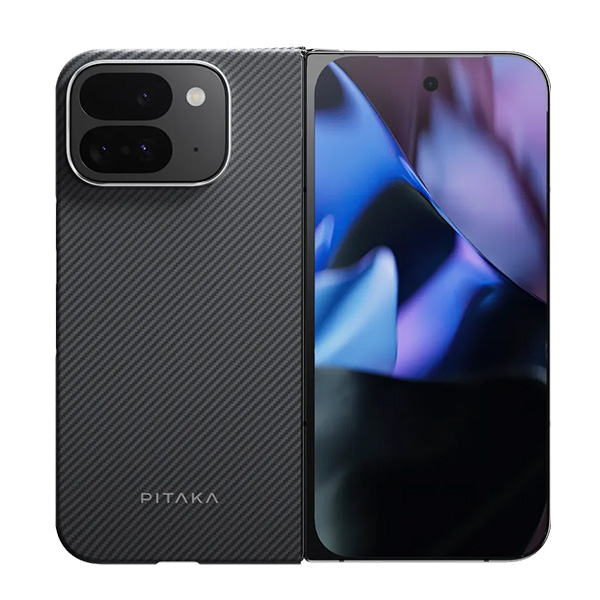 Чохол для телефона Pitaka Classic Ultra-Slim Case 600D Black/Grey для Google Pixel 9 Pro Fold Чохол для телефона Pitaka Classic Ultra-Slim Case 600D Black/Grey для Google Pixel 9 Pro Fold