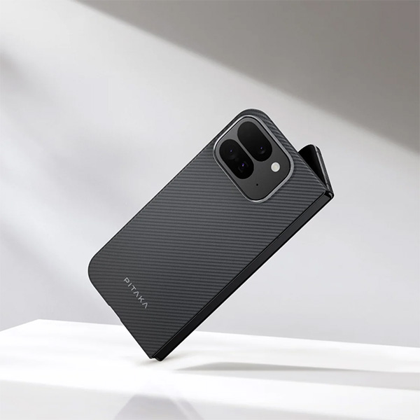 Чохол для телефона Pitaka Classic Ultra-Slim Case 600D Black/Grey для Google Pixel 9 Pro Fold Чохол для телефона Pitaka Classic Ultra-Slim Case 600D Black/Grey для Google Pixel 9 Pro Fold