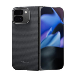 Чехол для телефонов Pitaka Classic Ultra-Slim Case 600D Black/Grey for Google Pixel 9 Pro Fold Чехол для телефонов Pitaka Classic Ultra-Slim Case 600D Black/Grey for Google Pixel 9 Pro Fold