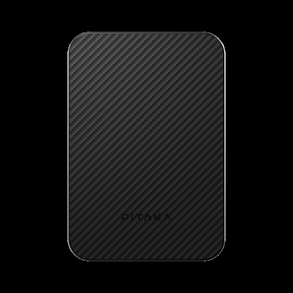 Зовнішній акумулятор Pitaka 5000mAh Aramid Fiber Magnetic 15W Black/Grey (Twill)