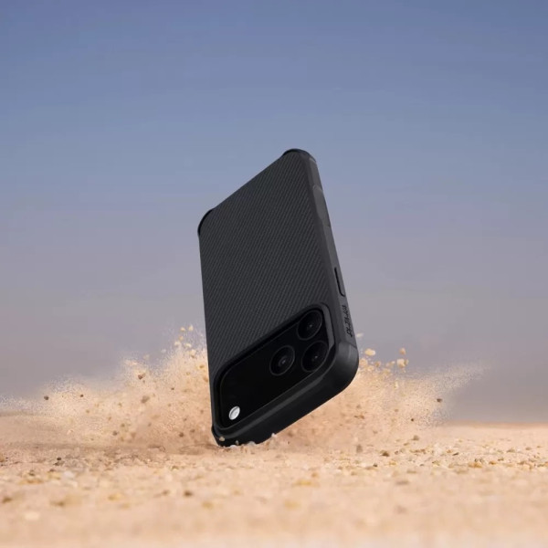 Чохол Pitaka для iPhone 17 Pro Aramid ProGuard Case Black/Grey (KI1701MGP)