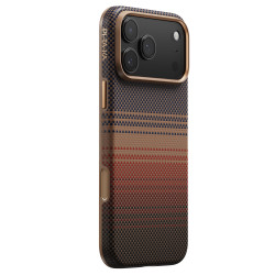 Чехол Pitaka для iPhone 17 Pro Aramid ProGuard Case Sunset (KI1703MGP) Чехол Pitaka для iPhone 17 Pro Aramid ProGuard Case Sunset (KI1703MGP)