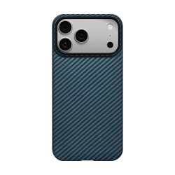 Чохол Pitaka для iPhone 17 Pro Max Ultra-Slim Case Blue/Black (KI1706BPM) Чохол Pitaka для iPhone 17 Pro Max Ultra-Slim Case Blue/Black (KI1706BPM)