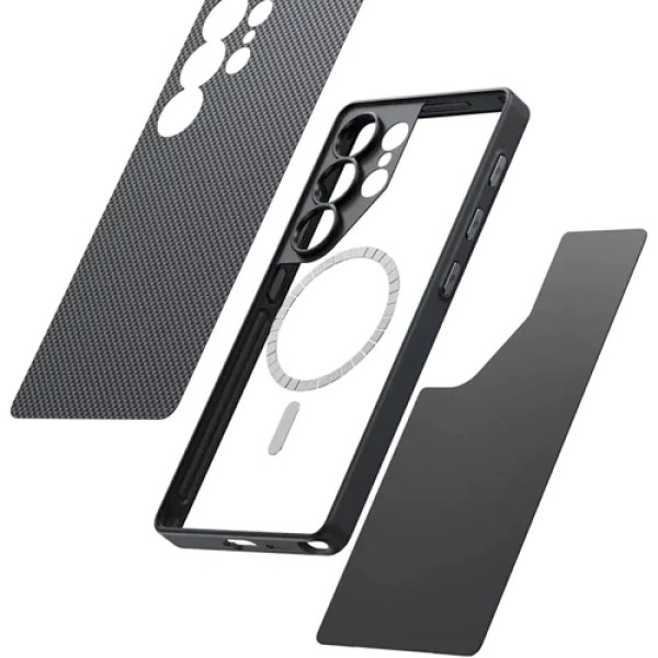 Чохол для телефона Pitaka PinButton Case Black/Gold (PBS2502U) для Samsung S938 Galaxy S25 Ultra Чохол для телефона Pitaka PinButton Case Black/Gold (PBS2502U) для Samsung S938 Galaxy S25 Ultra