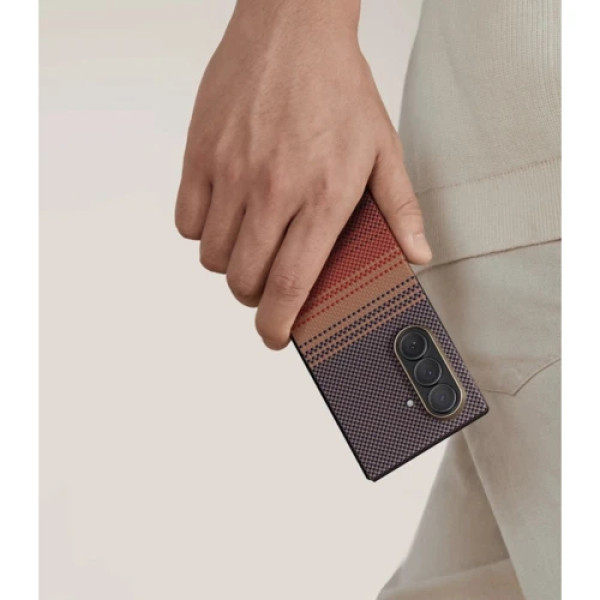 Чохол для телефона Pitaka Sunset Moonrise Tactile Woven Case Sunset для Samsung F766 Galaxy Flip 7 Чохол для телефона Pitaka Sunset Moonrise Tactile Woven Case Sunset для Samsung F766 Galaxy Flip 7