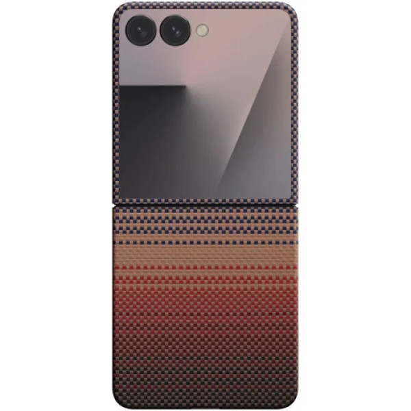 Чохол для телефона Pitaka Sunset Moonrise Tactile Woven Case Sunset для Samsung F766 Galaxy Flip 7 Чохол для телефона Pitaka Sunset Moonrise Tactile Woven Case Sunset для Samsung F766 Galaxy Flip 7