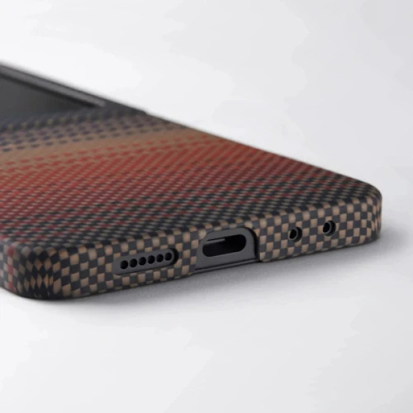 Чохол для телефона Pitaka Sunset Moonrise Tactile Woven Case Sunset для Samsung F766 Galaxy Flip 7 Чохол для телефона Pitaka Sunset Moonrise Tactile Woven Case Sunset для Samsung F766 Galaxy Flip 7