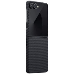 Чохол для телефона Pitaka Classic Ultra-Slim Case 600D Black/Grey для Samsung F766 Galaxy Flip 7 Чохол для телефона Pitaka Classic Ultra-Slim Case 600D Black/Grey для Samsung F766 Galaxy Flip 7