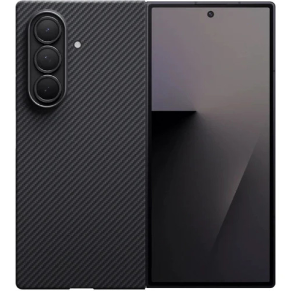 Чохол для телефона Pitaka Classic Ultra-Slim Case 600D Black/Grey для Samsung F966 Galaxy Fold 7 Чохол для телефона Pitaka Classic Ultra-Slim Case 600D Black/Grey для Samsung F966 Galaxy Fold 7