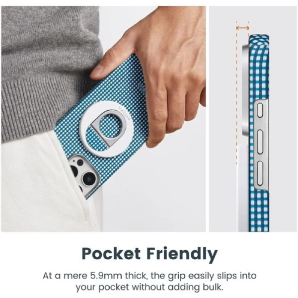 Тримач Кільце Pitaka MagEZ Grip 3 Ocean Blue (MGO2406) Тримач Кільце Pitaka MagEZ Grip 3 Ocean Blue (MGO2406)