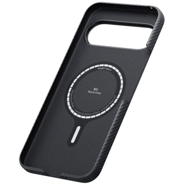 Чохол для телефона Pitaka Classic Ultra-Slim Case 600D Black/Grey (GPB2501) для Google Pixel 10 / 10 Pro Чохол для телефона Pitaka Classic Ultra-Slim Case 600D Black/Grey (GPB2501) для Google Pixel 10 / 10 Pro