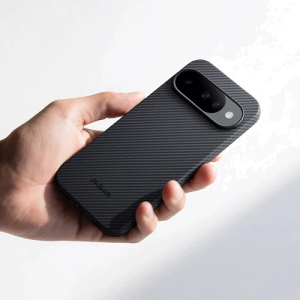 Чохол для телефона Pitaka Classic Ultra-Slim Case 600D Black/Grey (GPB2501) для Google Pixel 10 / 10 Pro Чохол для телефона Pitaka Classic Ultra-Slim Case 600D Black/Grey (GPB2501) для Google Pixel 10 / 10 Pro