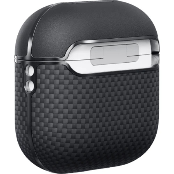 Чохол для навушників Pitaka Aramid Fiber Case Black/Gray (APM2401) for AirPods Pro 2 Чохол для навушників Pitaka Aramid Fiber Case Black/Gray (APM2401) for AirPods Pro 2