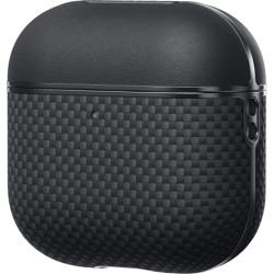 Чохол для навушників Pitaka Aramid Fiber Case Black/Gray (APM2404) for AirPods 4 Чохол для навушників Pitaka Aramid Fiber Case Black/Gray (APM2404) for AirPods 4