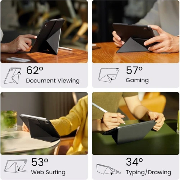 Чохол Pitaka MagEZ Folio 2 Black (FIM2401) для iPad Mini 7 2024 Чохол Pitaka MagEZ Folio 2 Black (FIM2401) для iPad Mini 7 2024